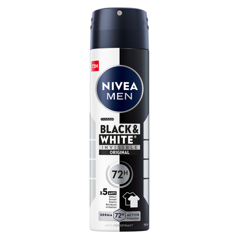 E-shop NIVEA Men Deo sprej Invisible Black&White Power 150 ml
