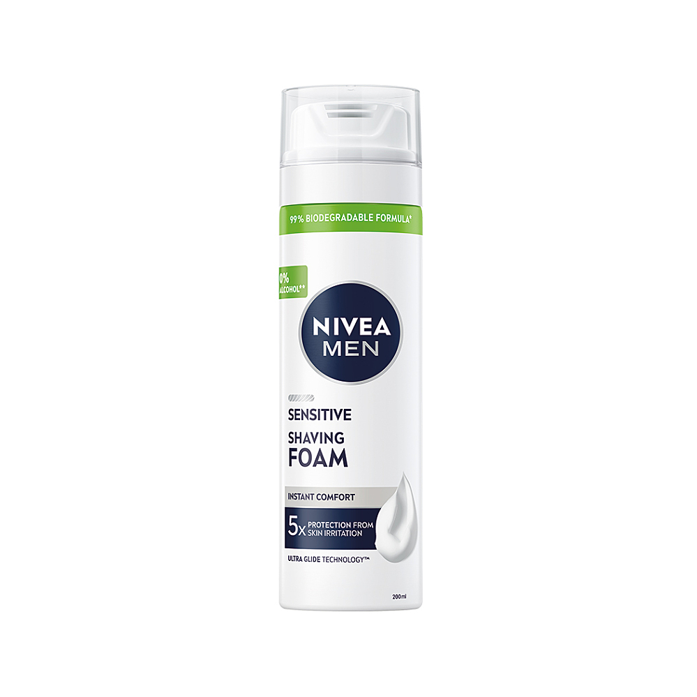 NIVEA Men Sensitive Gél na holenie 200 ml