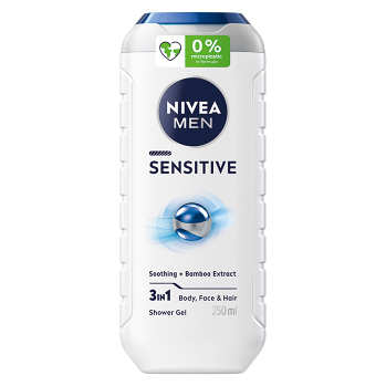 NIVEA Men sprchový gél Sensitive 250 ml (Sprchové gély) - Sprchové