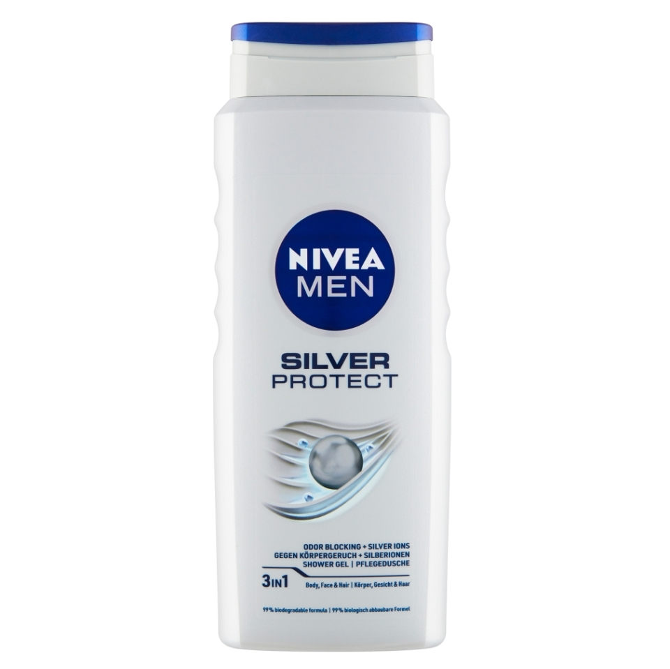 NIVEA Men Silver Protect Sprchový gél 500 ml kúpite na Mojalekaren.sk