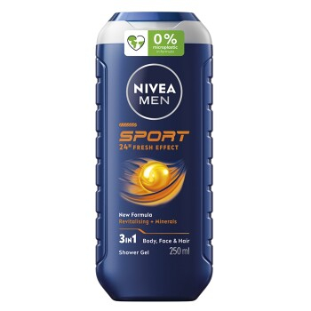 NIVEA Men Sport sprchový gél 250 ml (Sprchové gély) - Sprchové