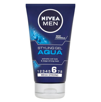 NIVEA MEN Styling Gel Aqua gél na vlasy s mokrým efektom 150 ml