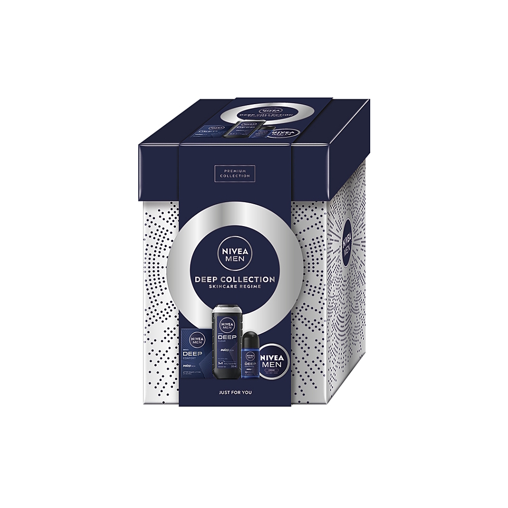 NIVEA MEN Vianočná kazeta deep colle