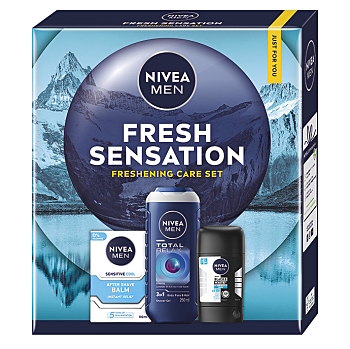 NIVEA MEN Vianočná kazeta fresh sensation (Kozmetické balíčky)