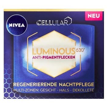 NIVEA Nočný krém proti pigmentovým škvrnám Cellular Luminous630 50 ml