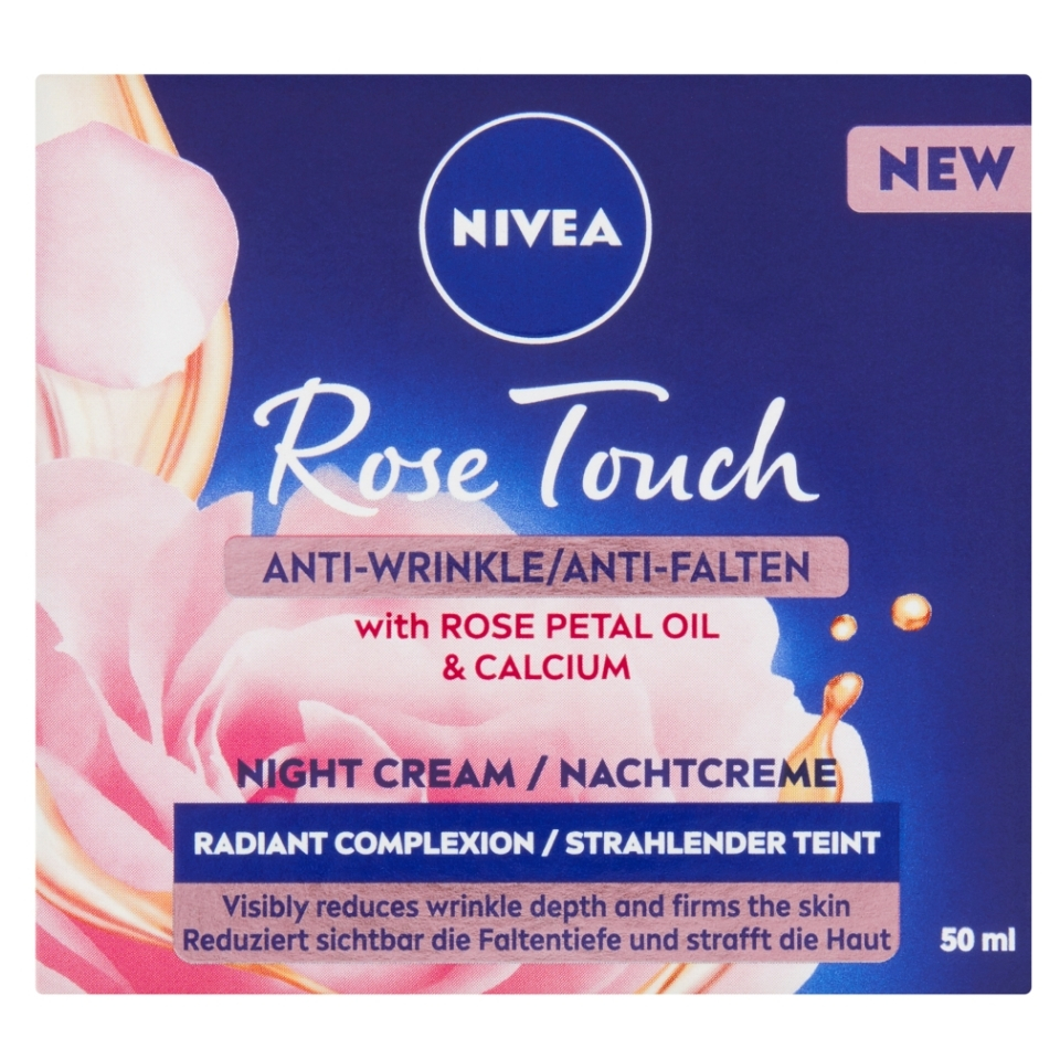 NIVEA Nočný krém proti vráskam Rose Touch 50 ml kúpite na Mojalekaren.sk