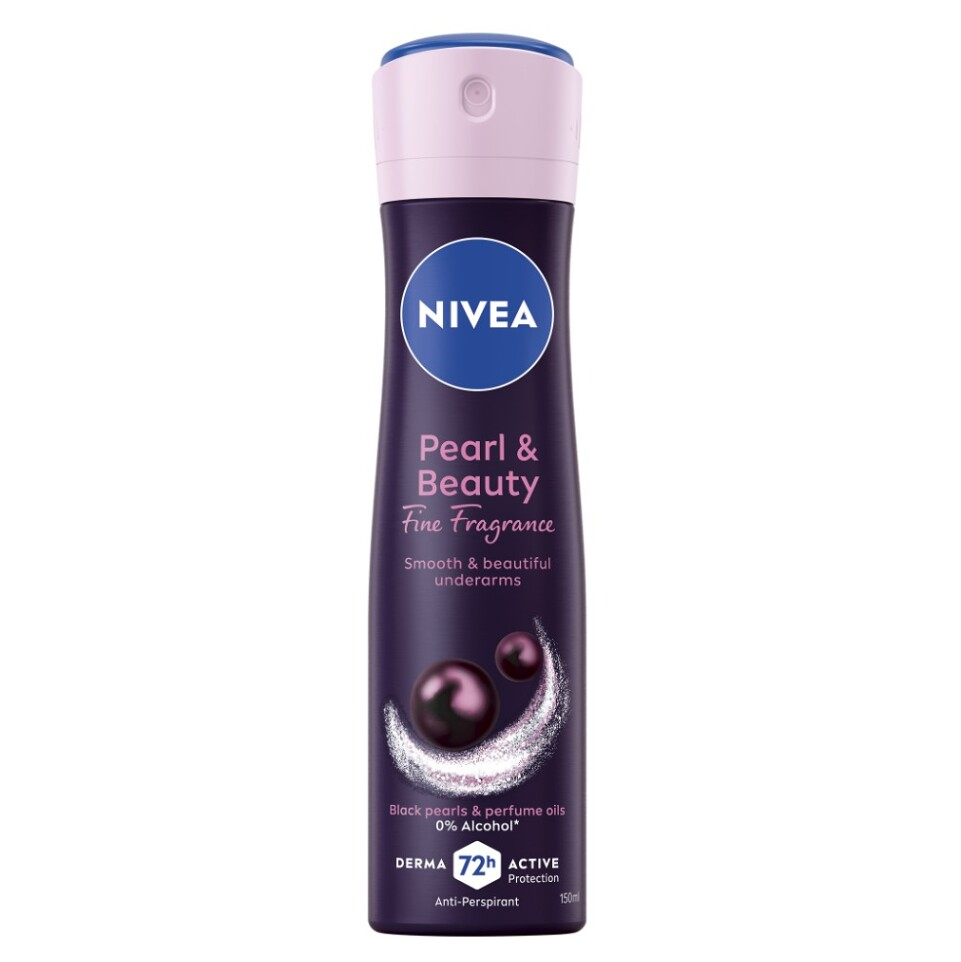 NIVEA Pearl & Beauty Black Sprej antiperspirant 150 ml