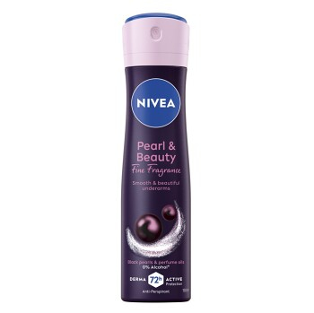 NIVEA Pearl & Beauty Black Sprej antiperspirant 150 ml (Telové spreje) - Telové