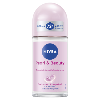 NIVEA Guľôčkový antiperspirant Pearl & Beauty 50 ml (Roll-on dezodoranty)