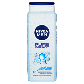 NIVEA Pure Impact Sprchový gél pre mužov 250 ml