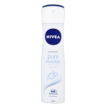 NIVEA Sprej antiperspirant Pure Invisible 150 ml