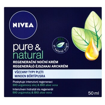 NIVEA Nočný krém 50 ml Pure&Natural
