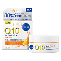 NIVEA Q10 Energy Energizujúci denný krém proti vráskam OF 15 50 ml