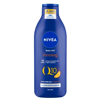 NIVEA Q10 Plus Vitamín C Výživné spevňujúce telové mlieko 400 ml (Telové mlieka) - Spevňujúce