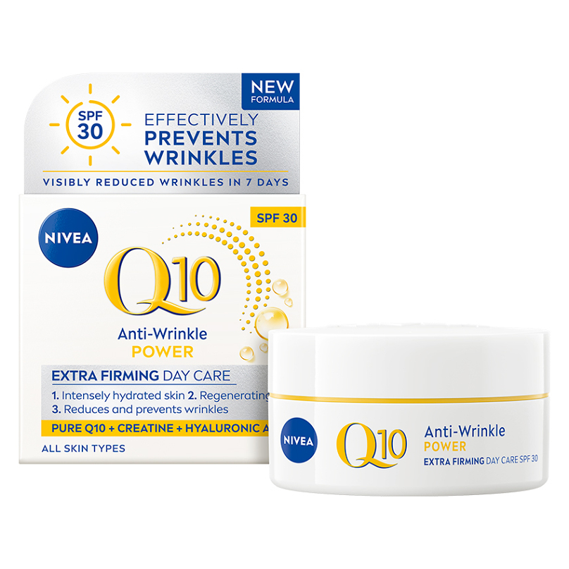 NIVEA Q10 Power Spevňujúci denný krém proti vráskam OF 30 50 ml