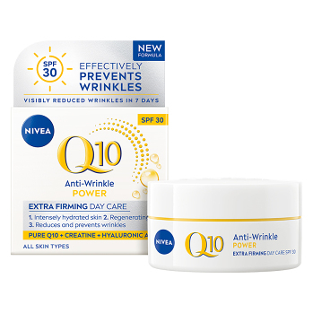 NIVEA Q10 Power Spevňujúci denný krém proti vráskam OF 30 50 ml (Denné krémy) - Denné
