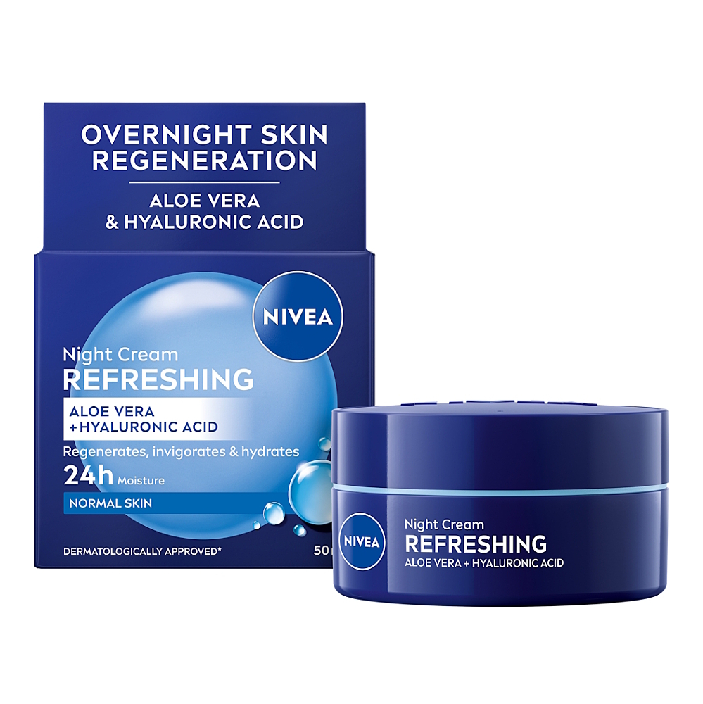 NIVEA Regeneračný nočný krém pre normálnu až zmiešanú pleť 50 ml