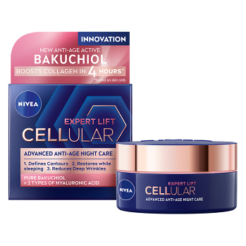NIVEA Remodelačný nočný krém Hyaluron Cellular Filler 50 ml (Nočné krémy) - Hydratačný, Regeneračné, Spevňujúce
