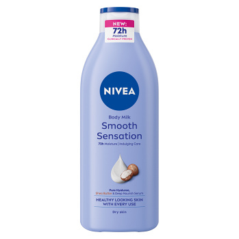 NIVEA Smooth Sensation Krémové telové mlieko 400 ml (Telové mlieka) - Hydratačný