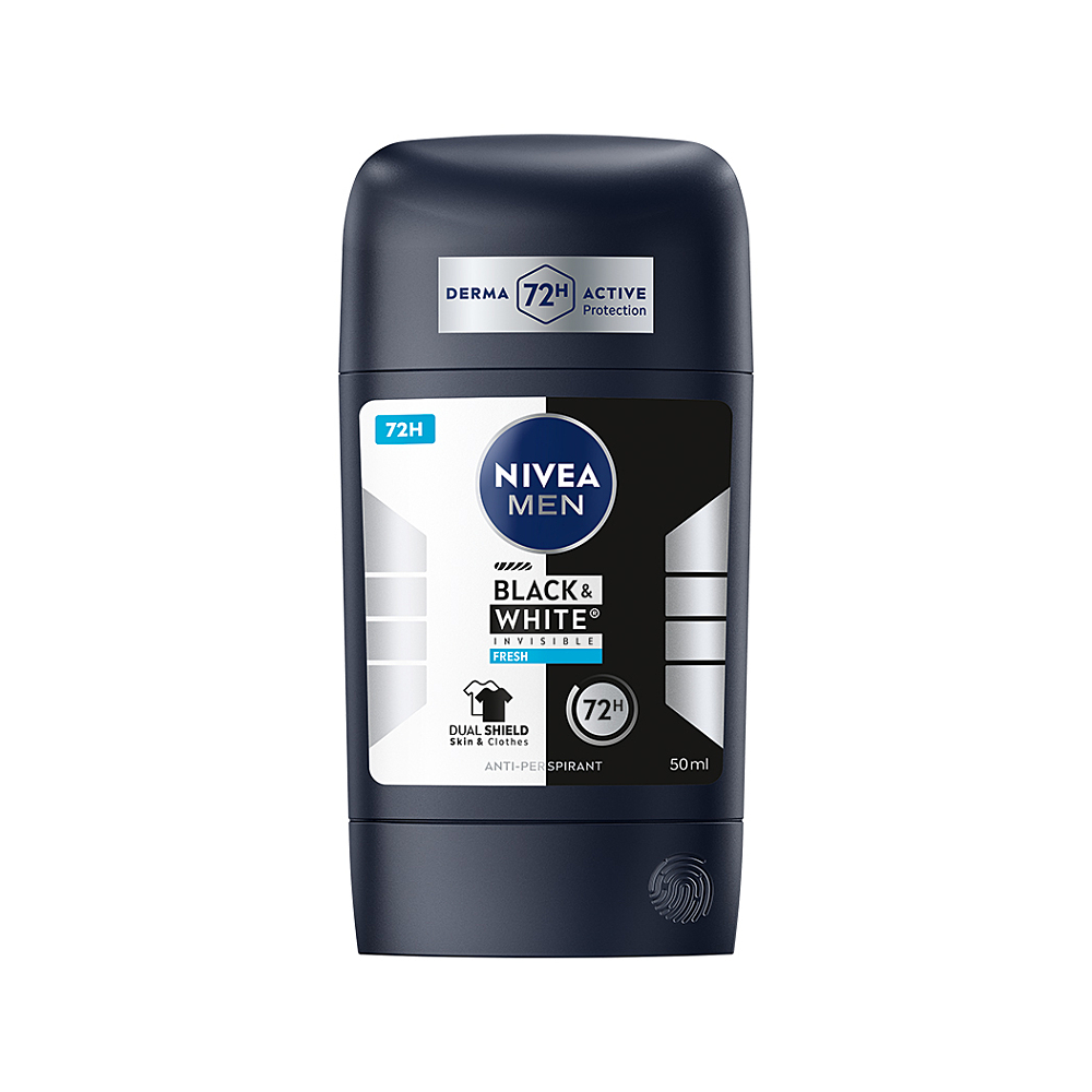 NIVEA Stick AP Men B&W Invisible Fresh 50 ml