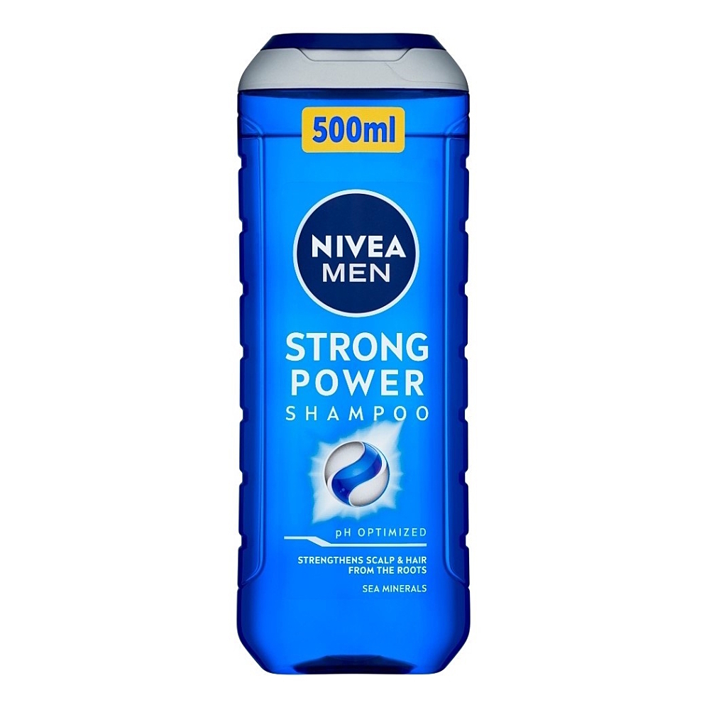 NIVEA MEN Strong Power šampón 500 ml