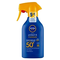 NIVEA Sun Protect & Moisture Hydratačný sprej na opaľovanie 50+ 270 ml