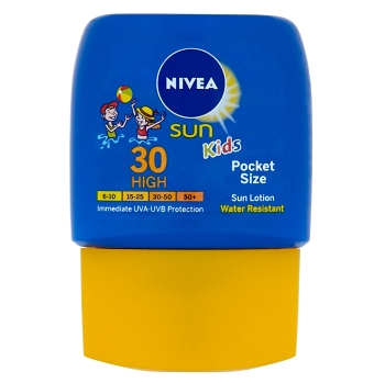NIVEA Sun Vreckové detské mlieko na opaľovanie OF 30 50 ml