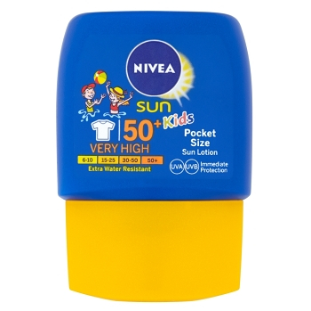 NIVEA Sun Vreckové detské mlieko na opaľovanie OF 50+ 50 ml