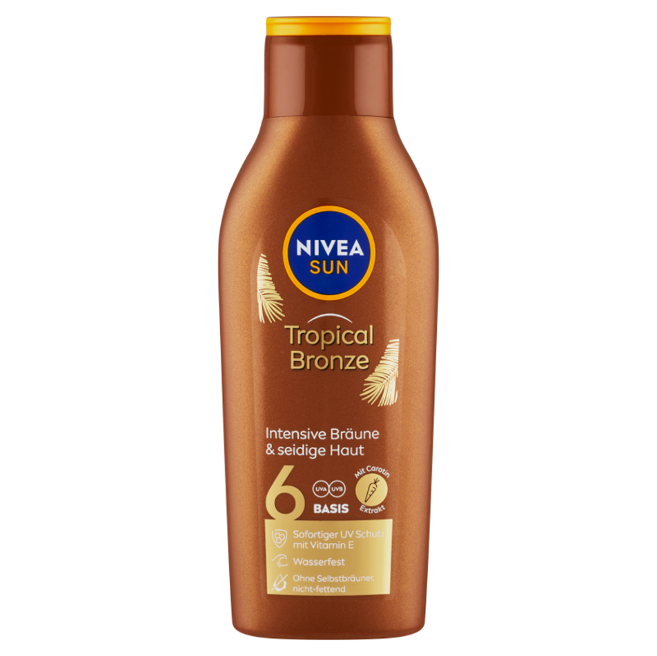 NIVEA Sun Mlieko na opaľovanie s karoténom OF 6 200 ml