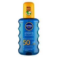 NIVEA Sun Neviditeľný sprej na opaľovanie Protection & Dry OF 50 200 ml