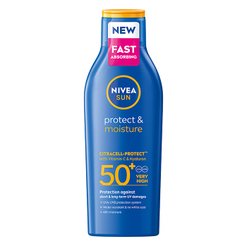 NIVEA Sun Hydratačné mlieko na opaľovanie OF 50+ 200 ml (Opaľovacie mlieka) - Hydratačný