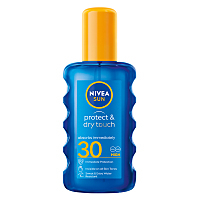 NIVEA Sun Neviditeľný sprej na opaľovanie Protect & Refresh OF 30 200 ml