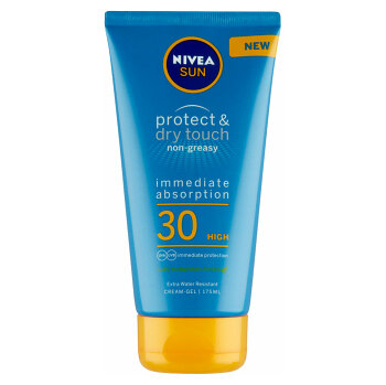 NIVEA Sun Protect&Dry Touch Neviditeľný gélový krém na opaľovanie OF30 175 ml