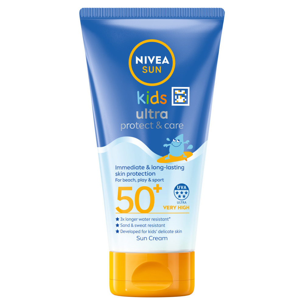 NIVEA Sun Ultra Protect Detské mlieko na opaľovanie OF 50+ 150 ml