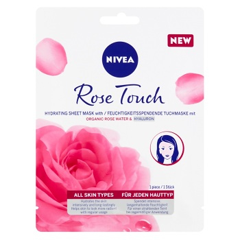 NIVEA Textilná maska Rose Touch 1 ks