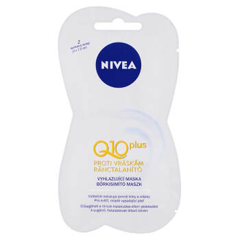 NIVEA Q10 Plus Vyhladzujúca pleťová maska proti vráskam 2 x 7,5 ml