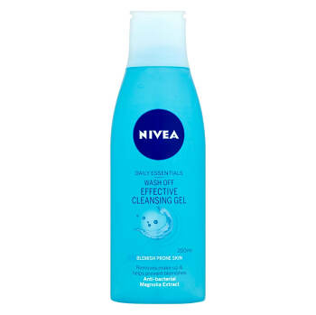 NIVEA Pure Effect Jemný čistiaci gél Wash Off 200 ml
