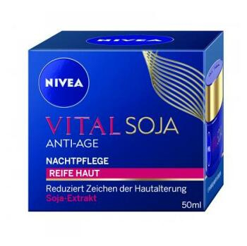 NIVEA VITAL Nočný krém proti vráskam Multi Active Sója 50 ml