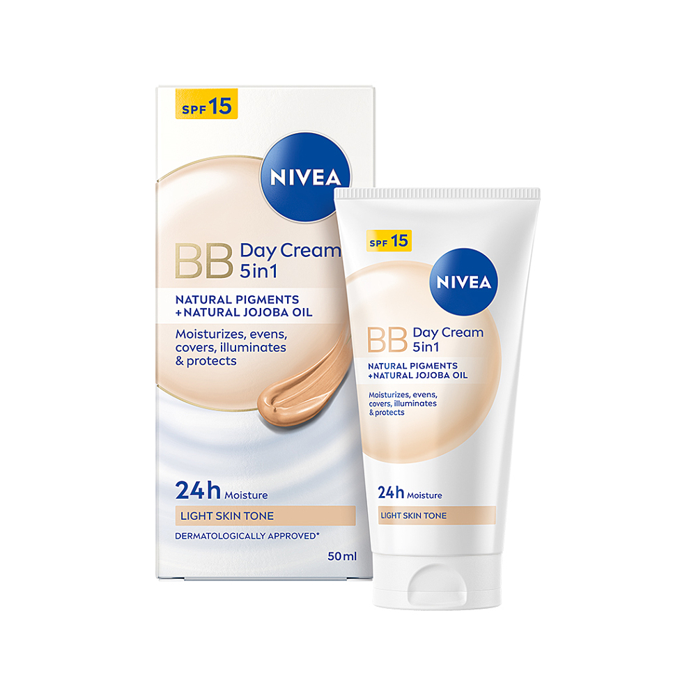 NIVEA BB Hydratačný krém 5v1 Svetlá pleť 50 ml