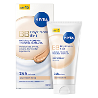 NIVEA BB Hydratačný krém 5v1 Svetlá pleť 50 ml