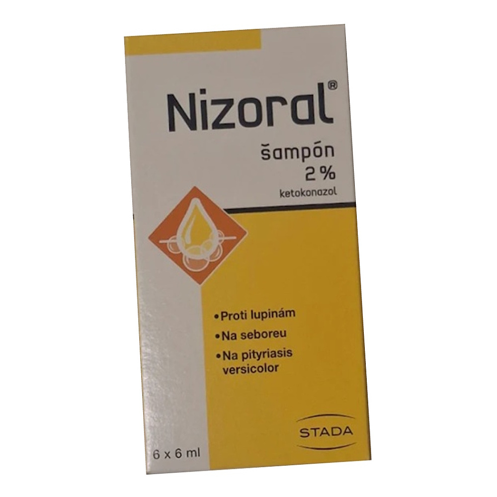 NIZORAL Šampón 2% 6 X 6 ml kúpite na Mojalekaren.sk