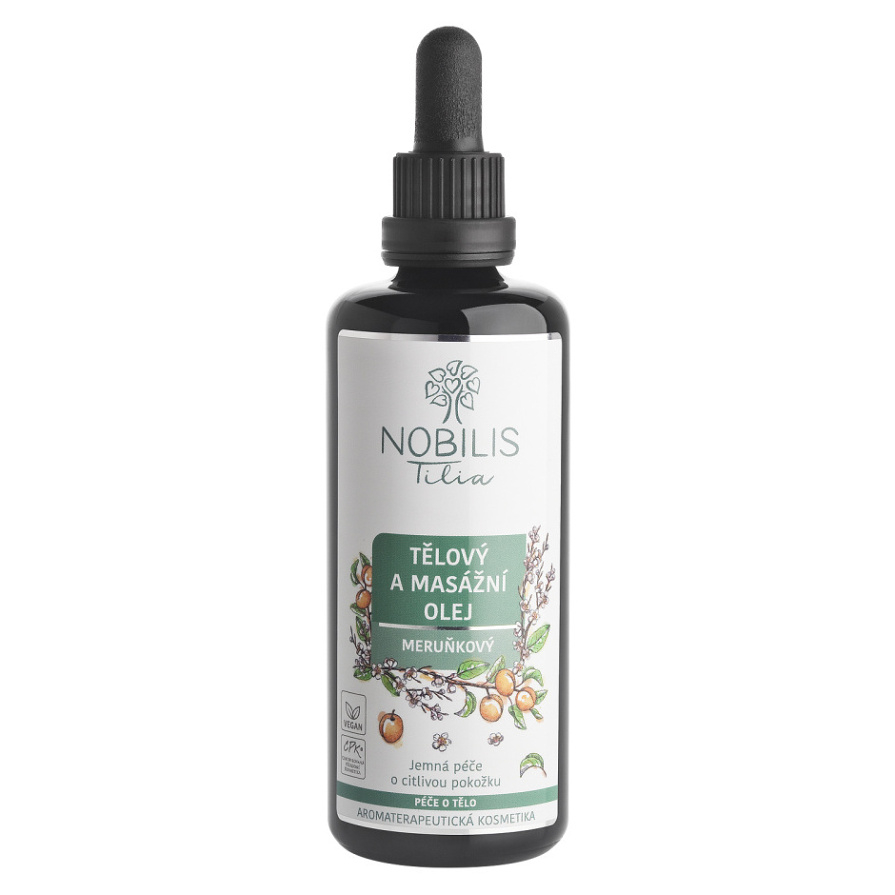 NOBILIS TILIA Telový a masážny olej marhuľový 100 ml