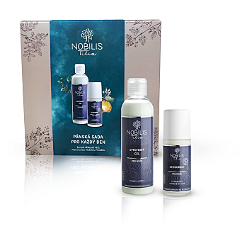 NOBILIS TILIA Pánska sada pre každý deň (Kozmetické balíčky) - Dermokozmetika, Čistiace, Regeneračné