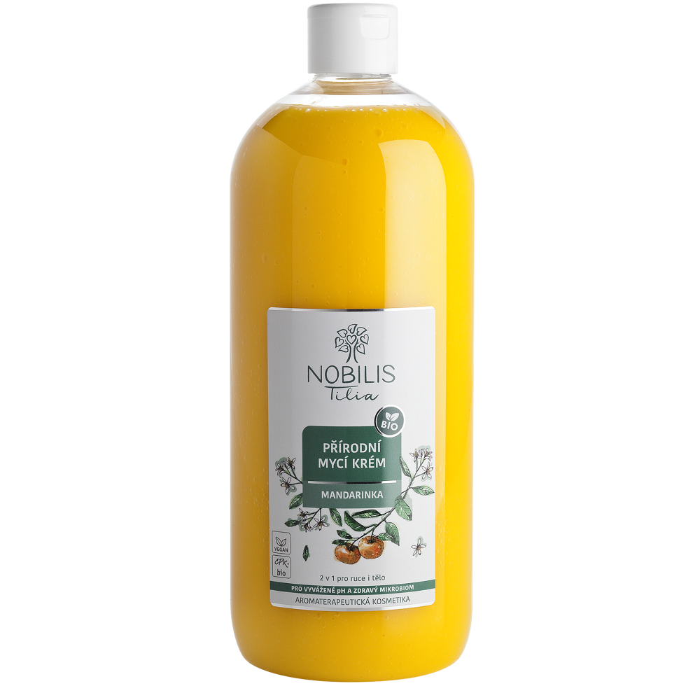 NOBILIS TILIA Prírodný umývací krém Mandarínka 1000 ml