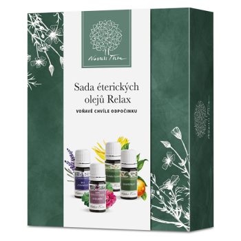NOBILIS TILIA Sada éterických olejov Relax 4 x 2 ml Darčeková sada (Kozmetické balíčky) - Prírodné, Sada