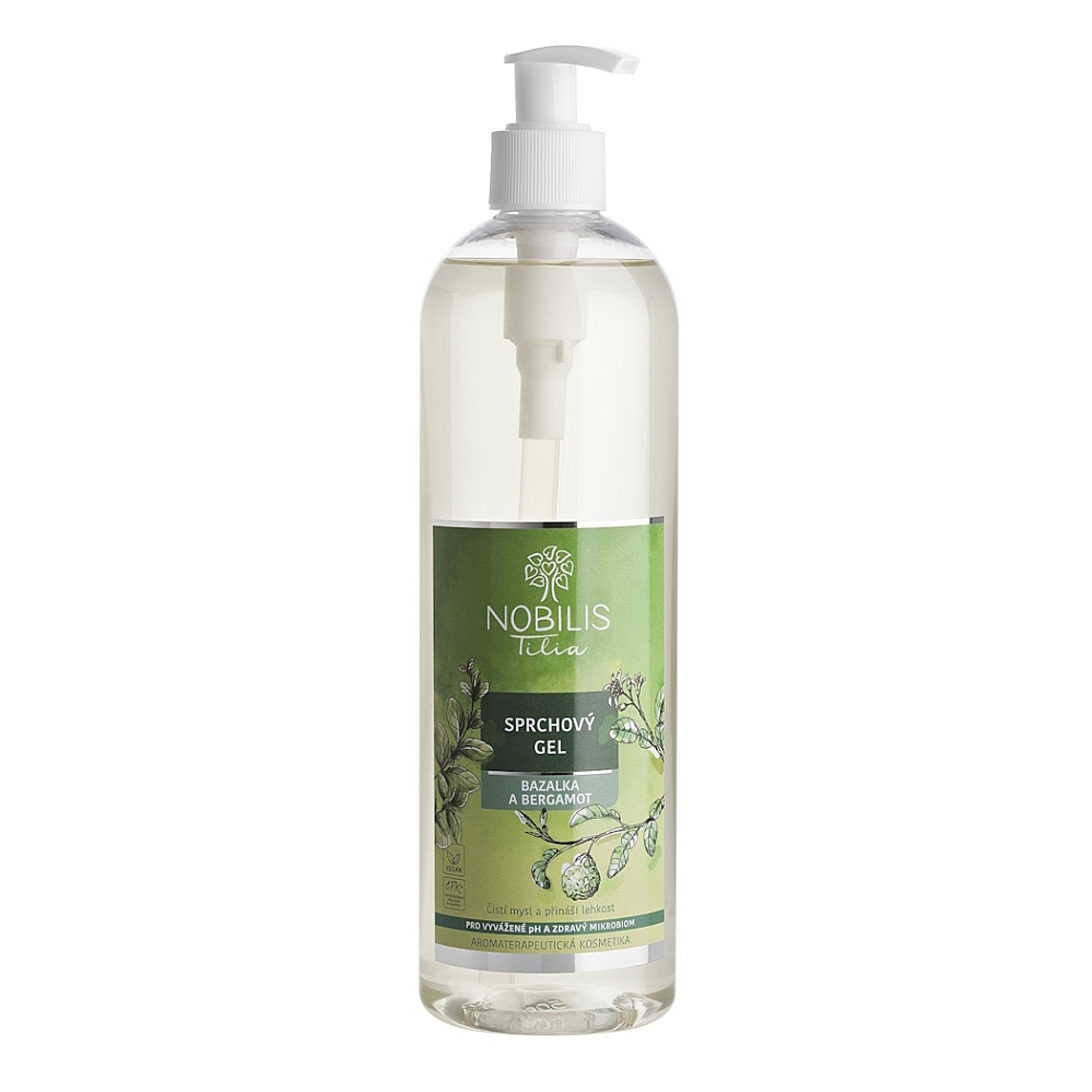 NOBILIS TILIA Sprchový gél bazalka a bergamot 500 ml