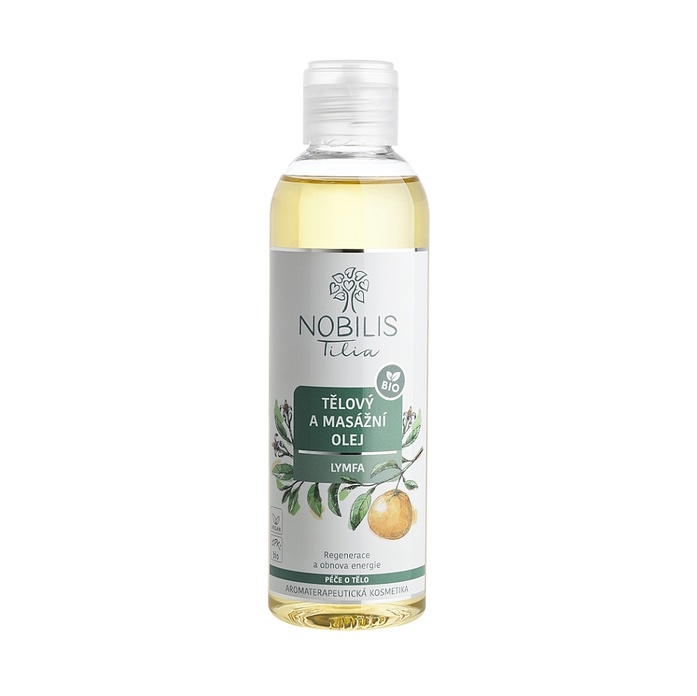NOBILIS TILIA Telový a masážny olej lymfa 200 ml