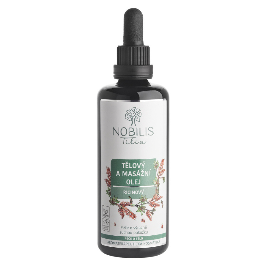 NOBILIS TILIA Telový a masážny olej Ricínový 100 ml