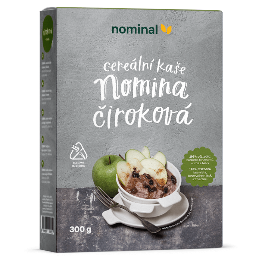 Nominal Cereálna kaša Nomina ciroková instantná kaša bez lepku 300 g