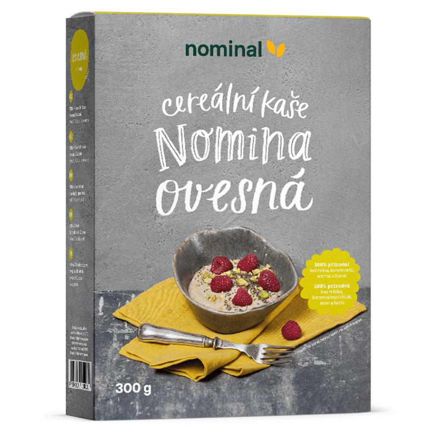 Nominal Cereálna kaša Nomina ovsená instantná kaša 300 g kúpite na Mojalekaren.sk
